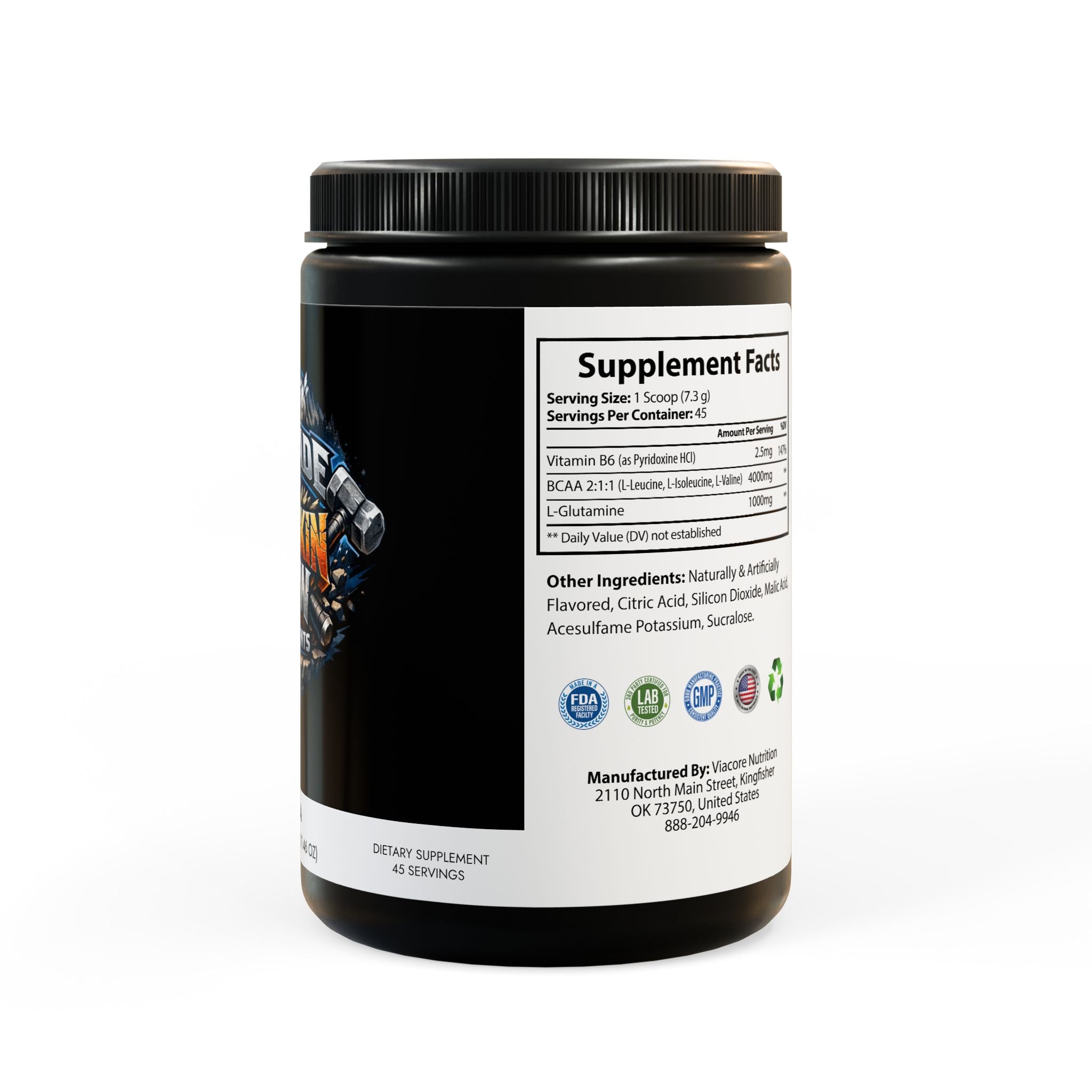 Cascade Wreckin Krew BCAA Supplement – Watermelon 325g (45 Servings)