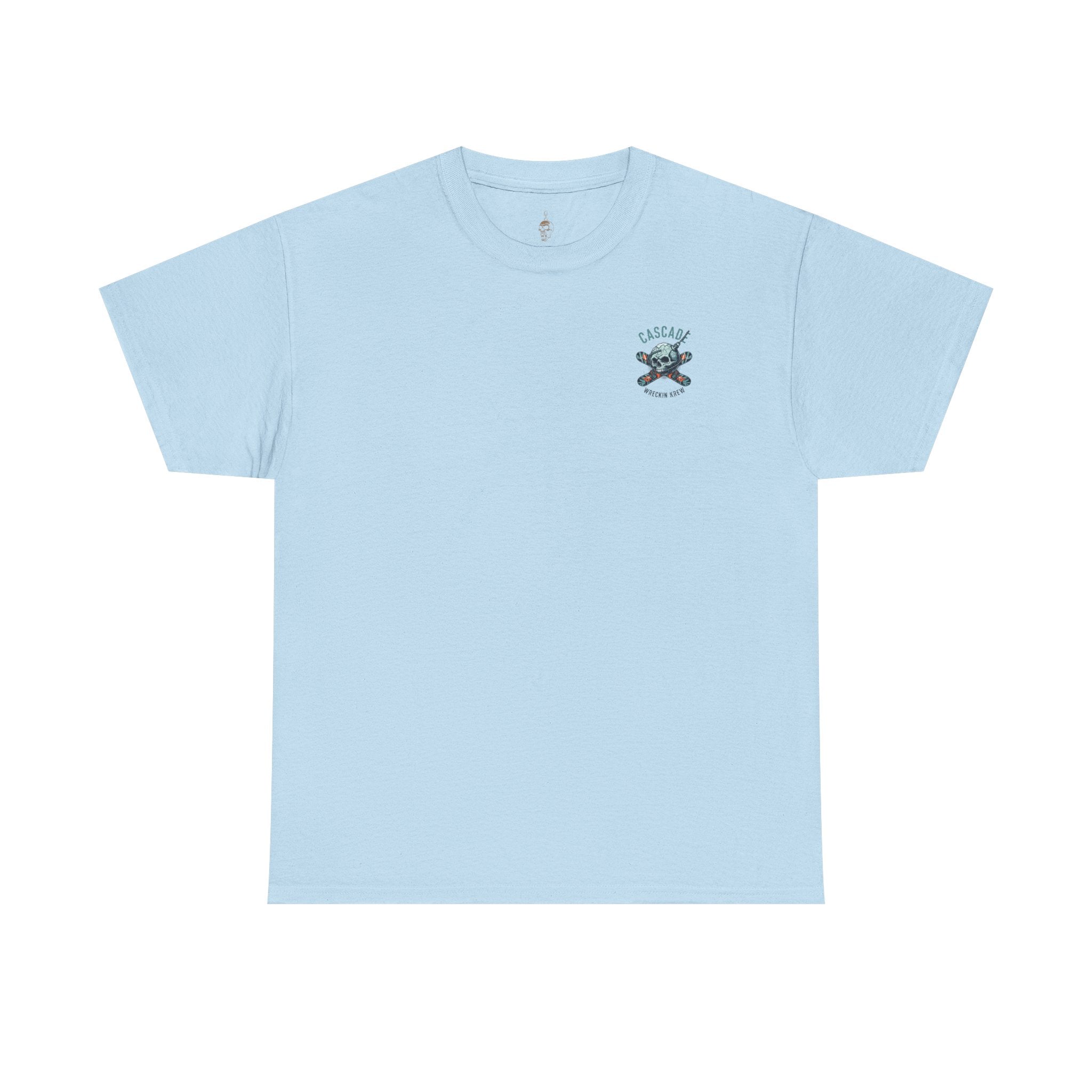 Captain Skull & Crossbones Chest Logo Tee — Cascade Wreckin Krew