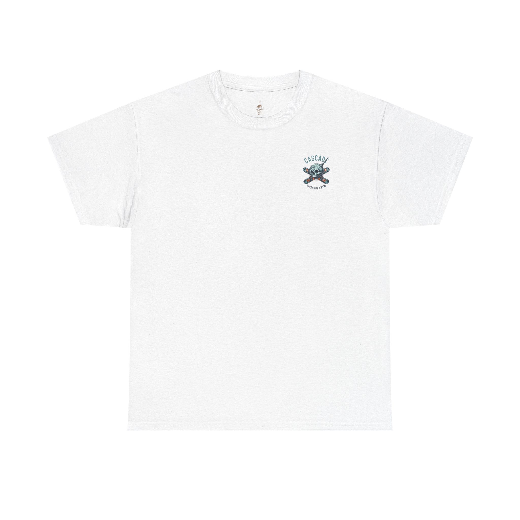 Captain Skull & Crossbones Chest Logo Tee — Cascade Wreckin Krew