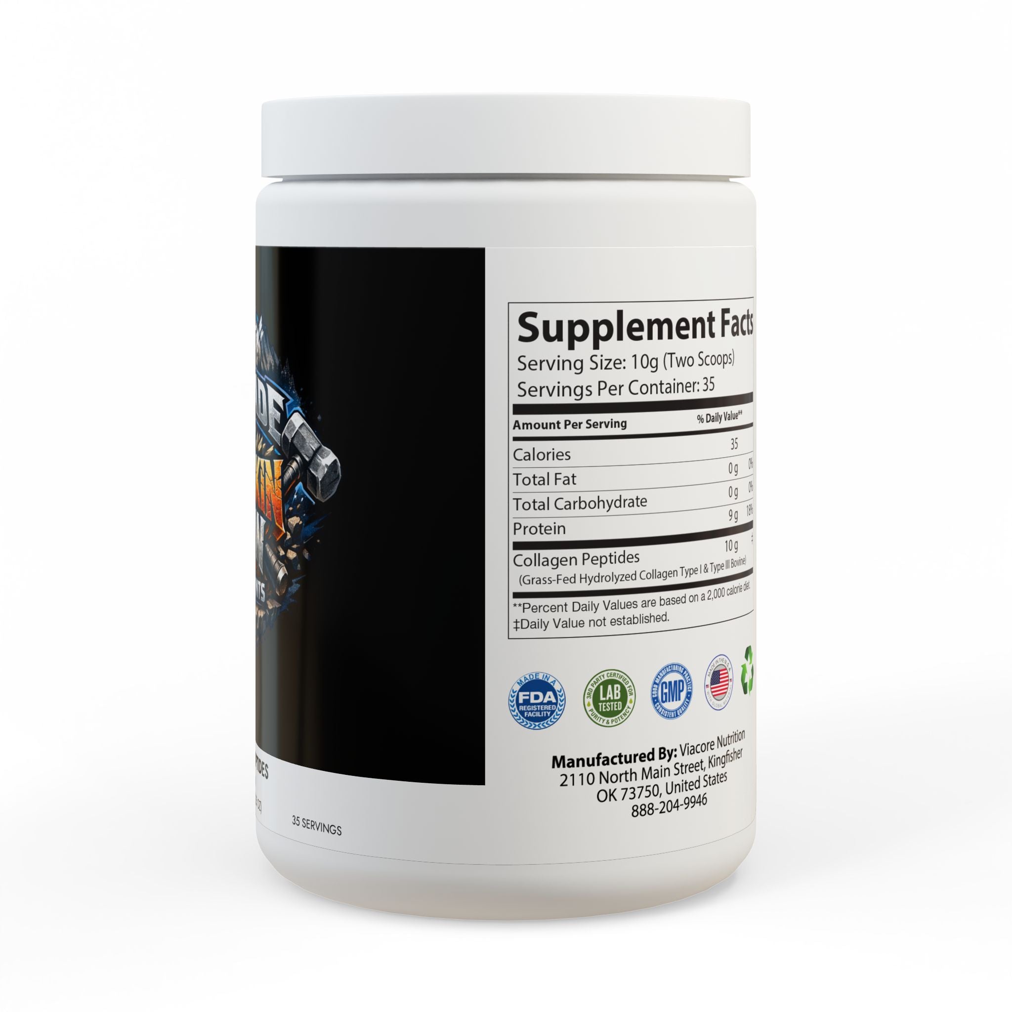 Cascade Wreckin Krew Collagen Peptides Supplement  (350g)