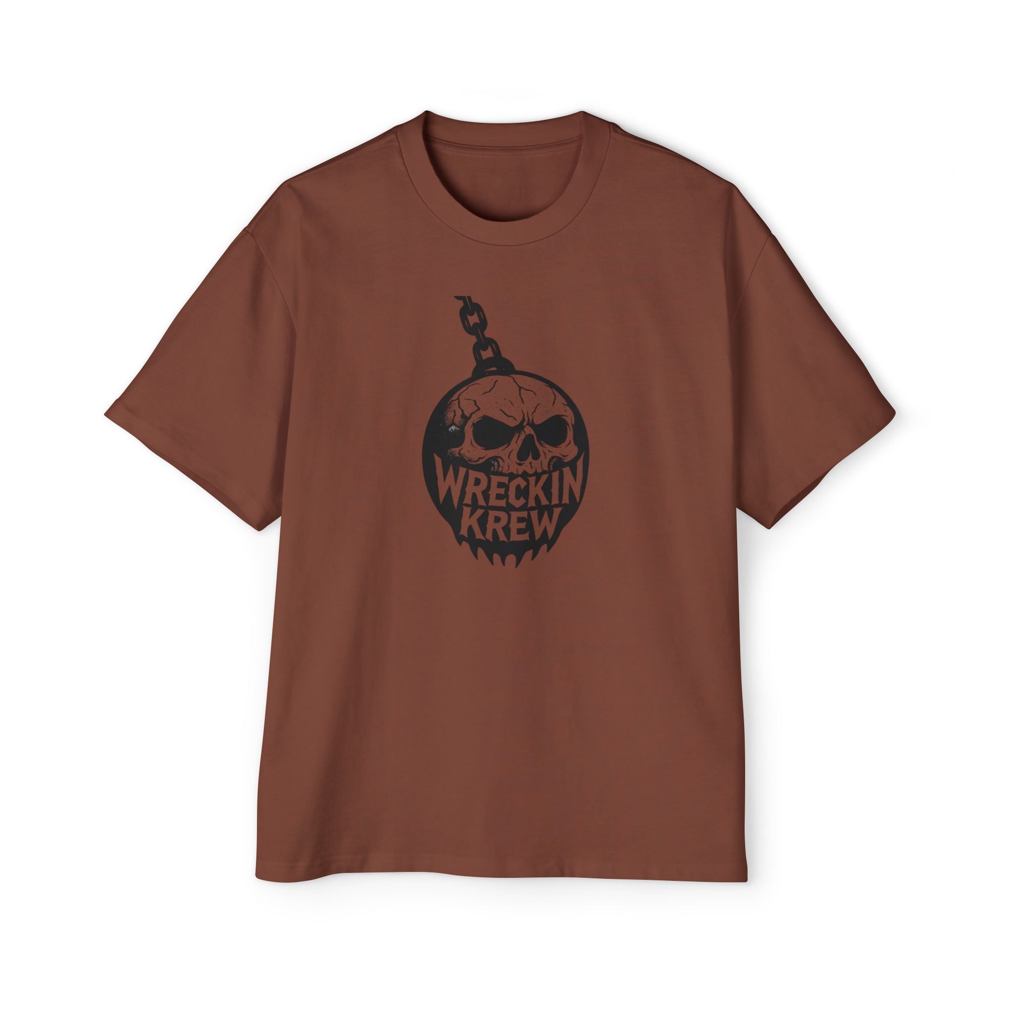 Skull Wreckin Krew Tee — Graphic Oversized Men’s T-Shirt