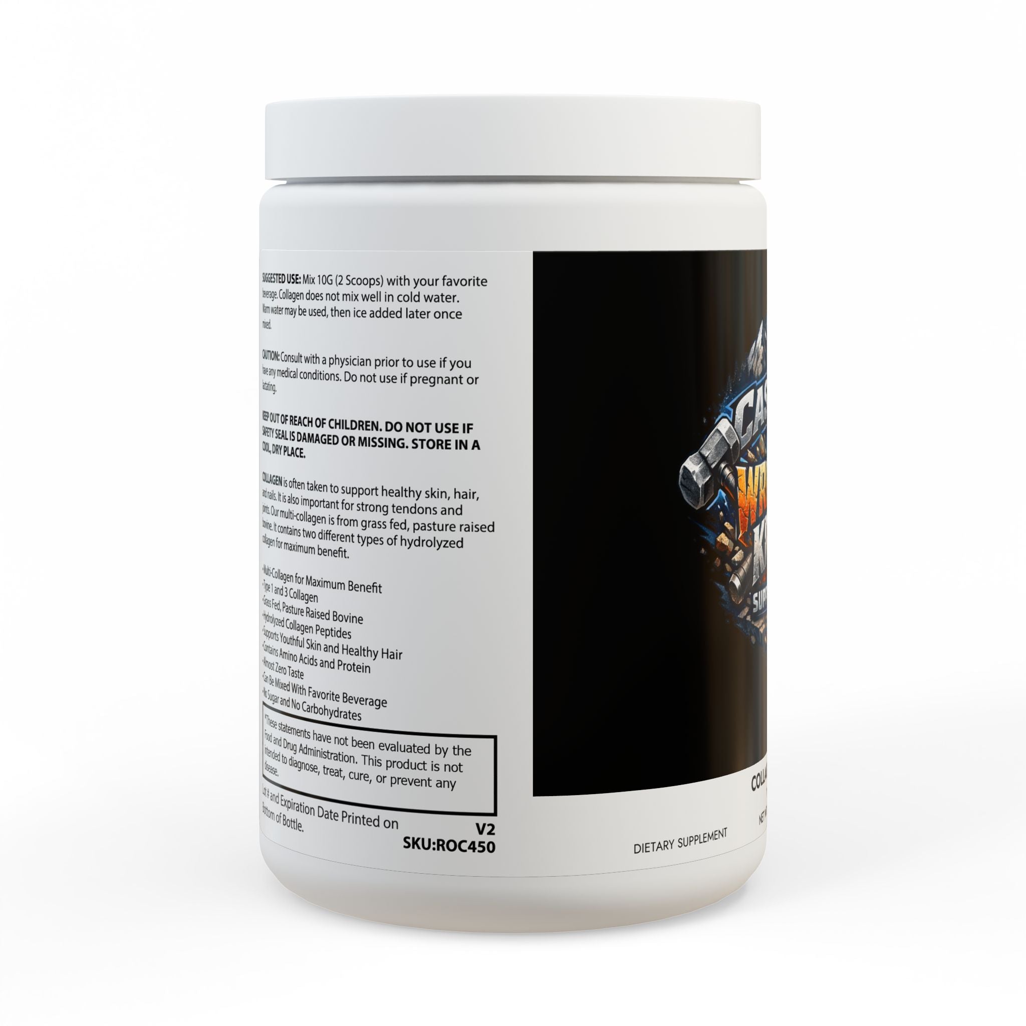 Cascade Wreckin Krew Collagen Peptides Supplement  (350g)