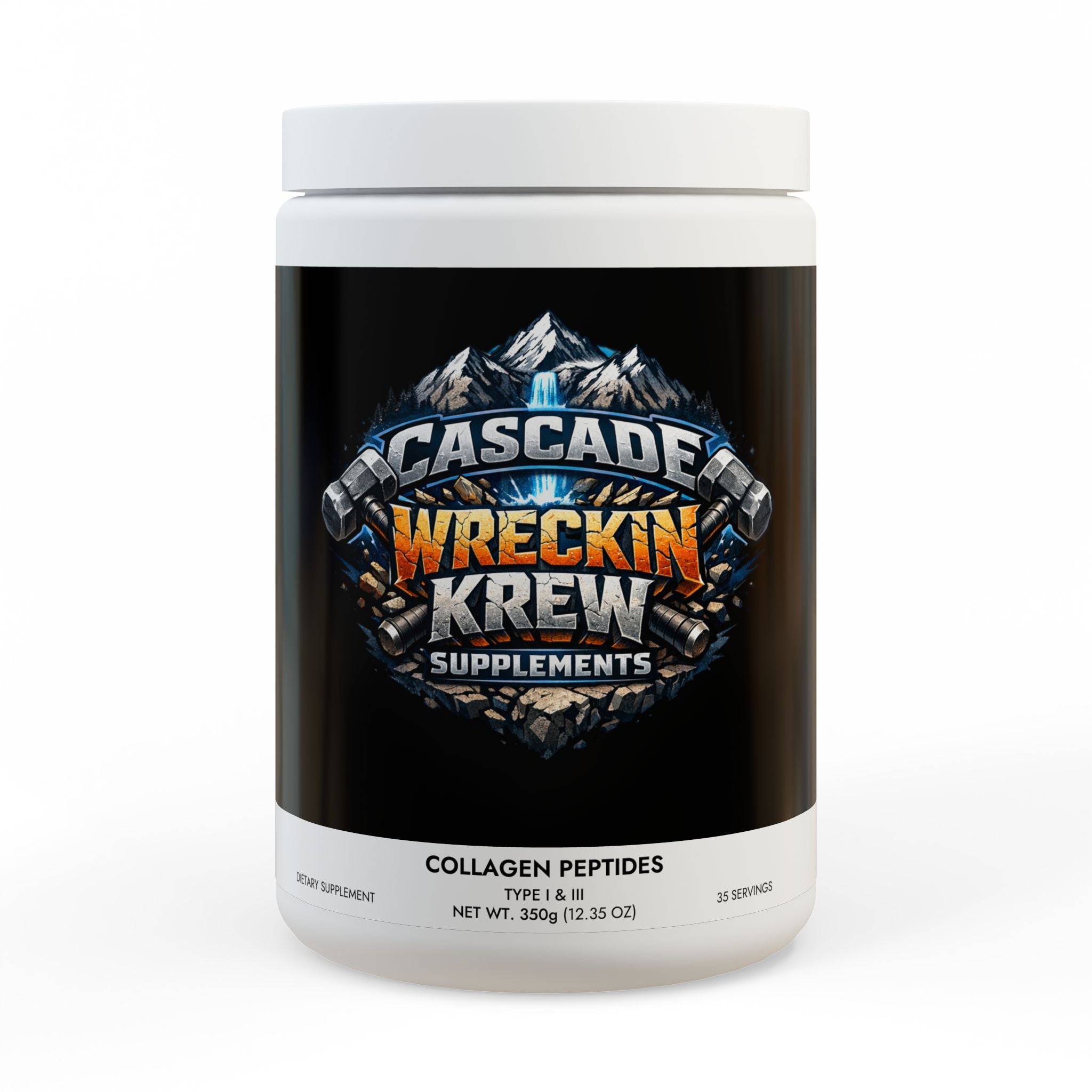 Cascade Wreckin Krew Collagen Peptides Supplement  (350g)
