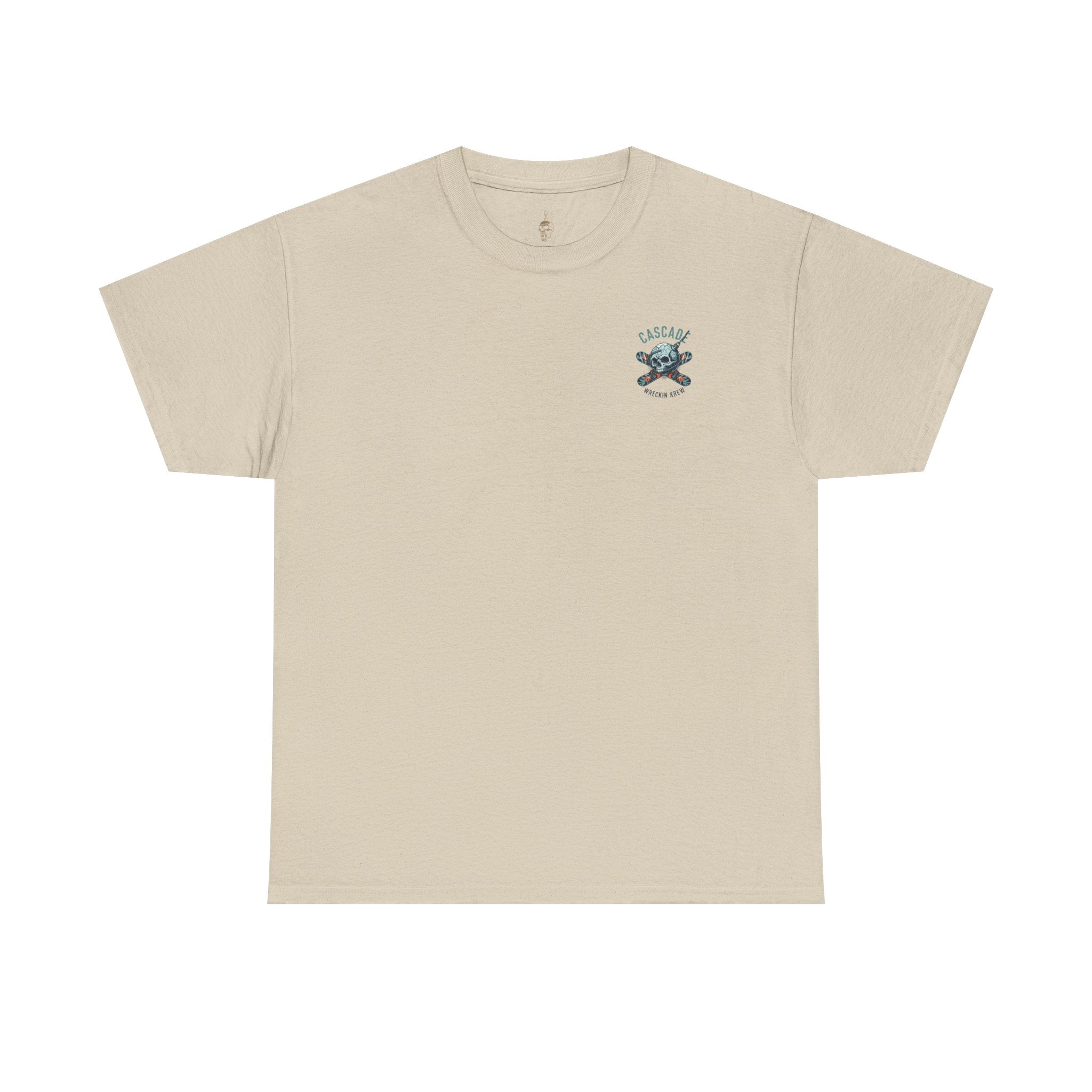 Captain Skull & Crossbones Chest Logo Tee — Cascade Wreckin Krew