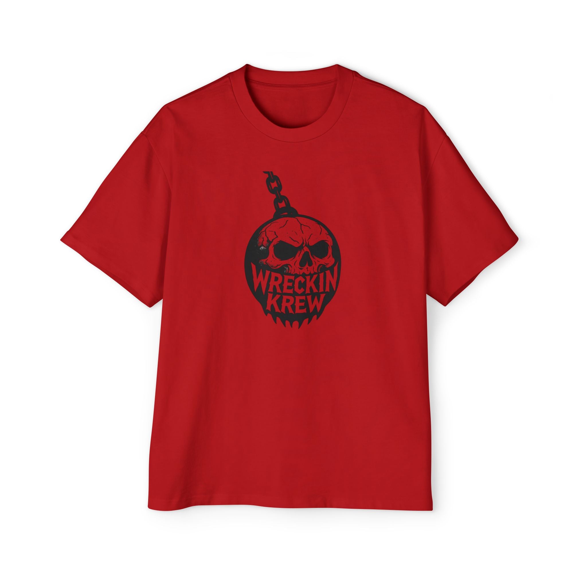 Skull Wreckin Krew Tee — Graphic Oversized Men’s T-Shirt